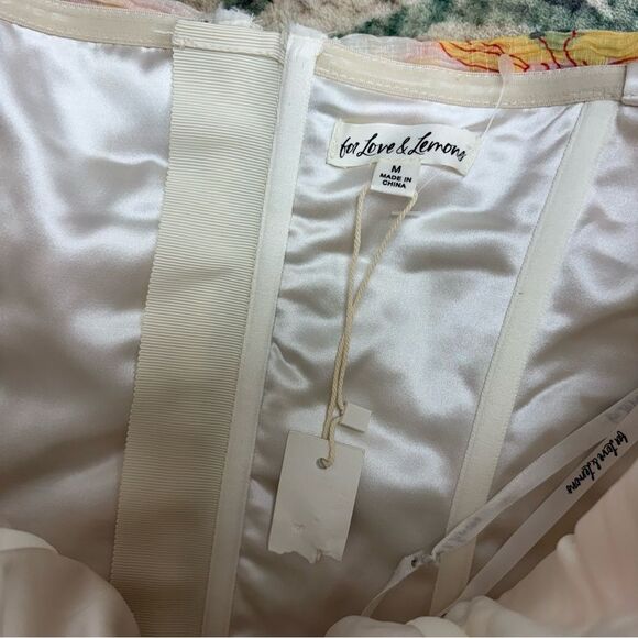 NWT For Love & Lemons Abby Strapless Top Size MM / Multi convertible revolve - Picture 8 of 13